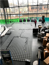 A 200m2 platform at the Vox, Birmingham