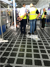 Qik-Link Cable Management Flooring was chosen by Stansted Airport as part of the project to replace the body scanners