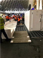 Qik-Link was chosen to provide the floor for the Starbucks Winter Garden at Kings Cross Station